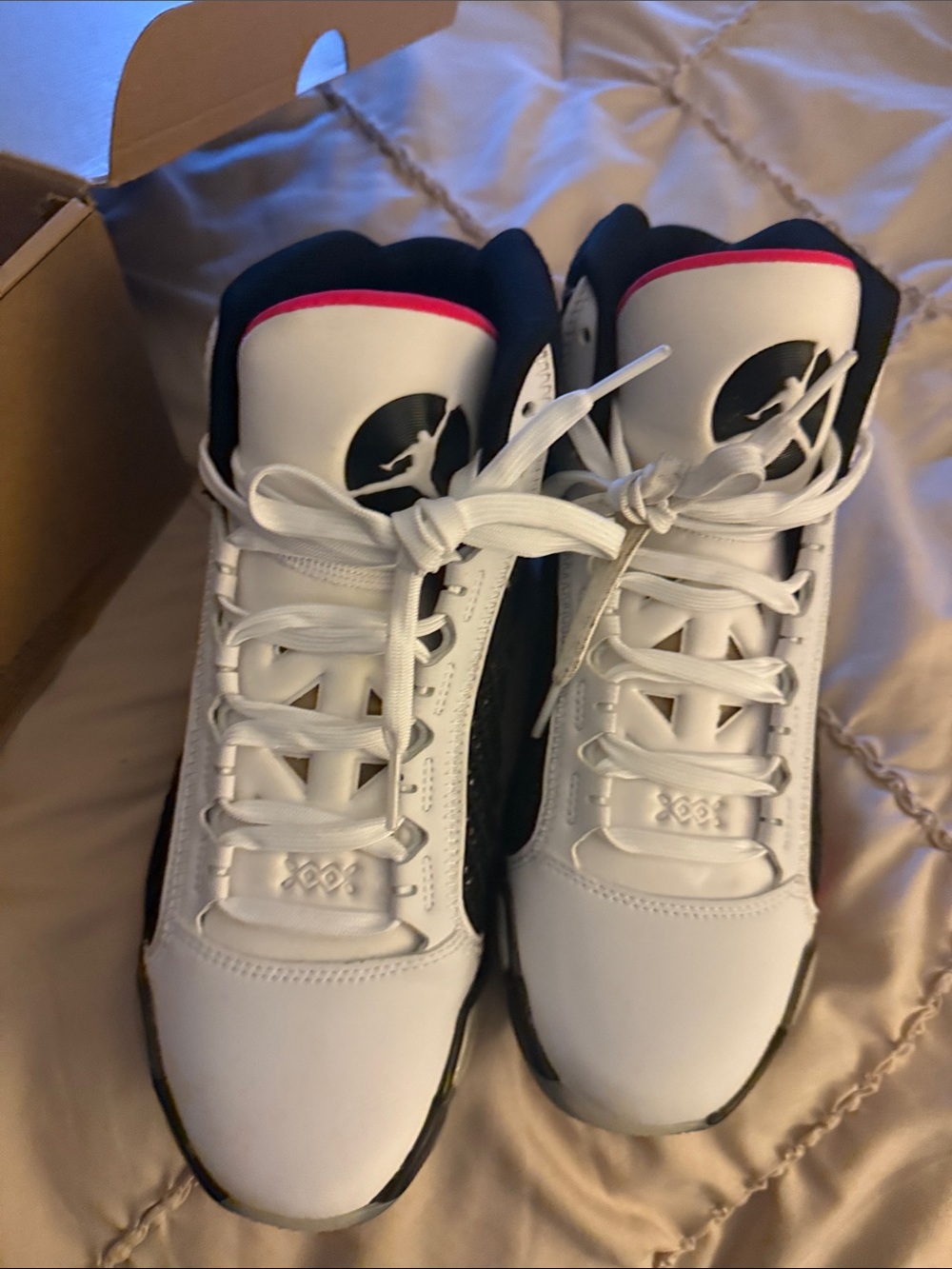 Jordan White Black Pink Men's Sneakers
